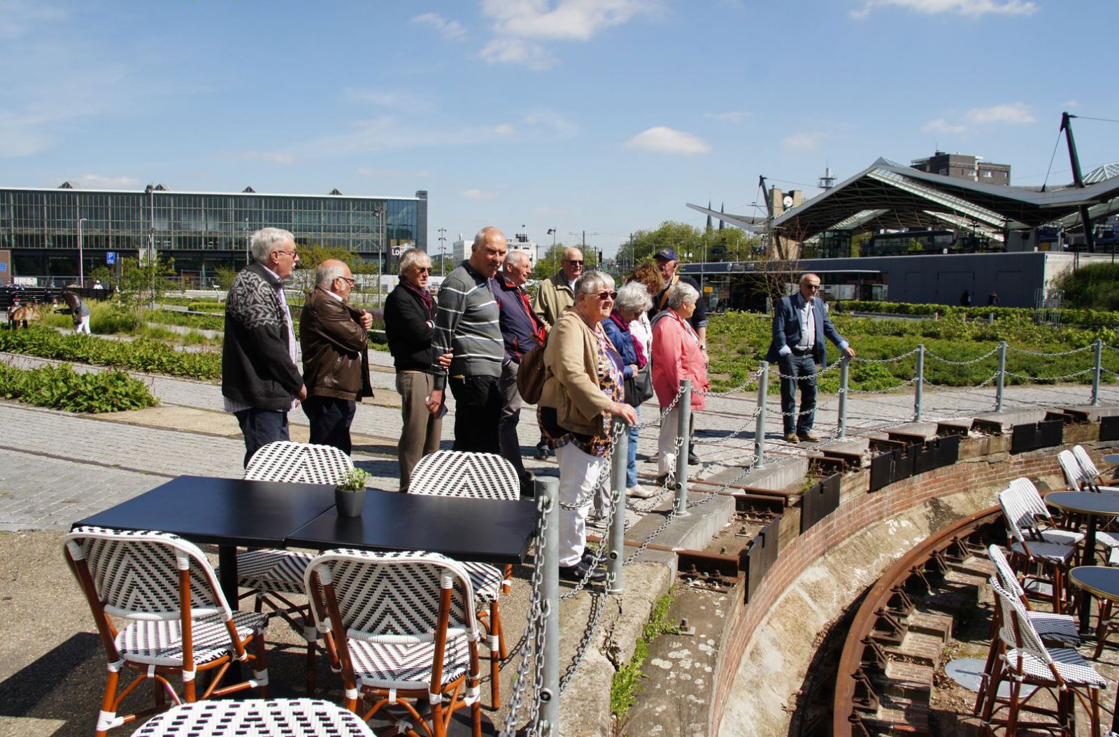 Afdeling Midden-Brabant bezoekt Spoorzone in Tilburg en afsluitend diner