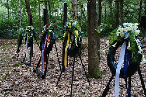 Sobere herdenking gedenkplaats 5 gefussileerden Gorp en Roovert