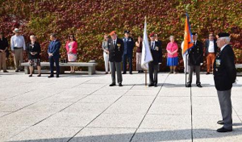 Afdeling Ospel herdenkt militairen WO II in Henri Chapelle (B)