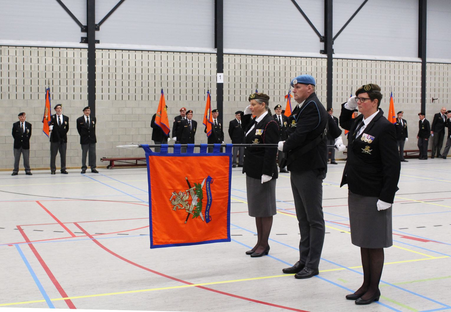 Reünie tevens Dag der Banieren 2023 op de Lgen Bestkazerne Vredepeel