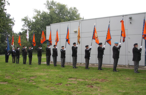 Herdenking Nationaal IndiÃ«-Monument in Roermond