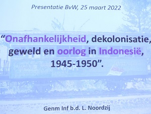 Thema-avond met Generaal-maj. b.d. Leen Noordzij Afd. Roermond en Venlo