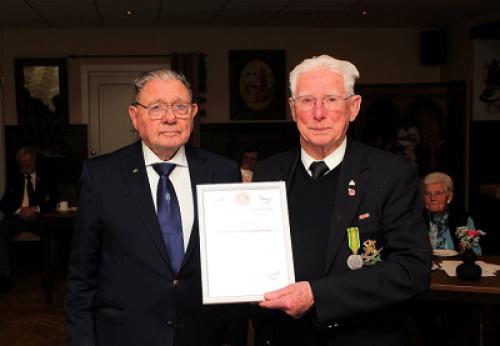 Algemene ledenvergadering en Bondsmedaille voor Jan Hendrix Afd. Weert